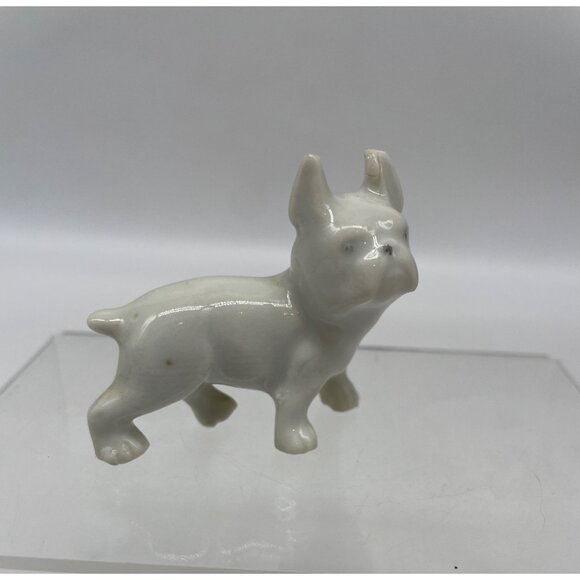 Set Of 3 Japanese Porcelain Miniature French Bulldog Figurines - Picture 3 of 11